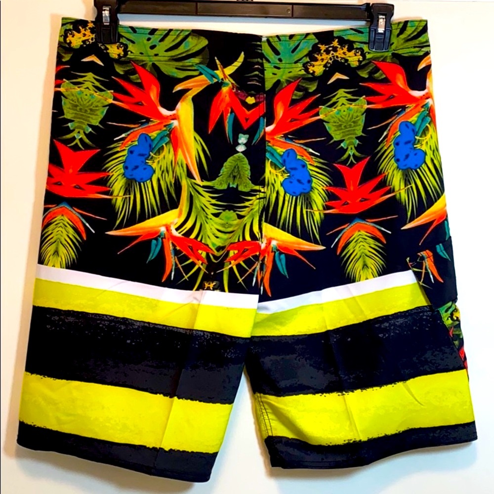 NBN Gear All-Day Floral Board Shorts 34 waist NWT - Picture 2 of 11